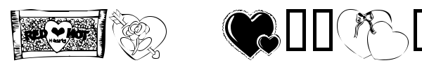 KR Belated Valentine font preview